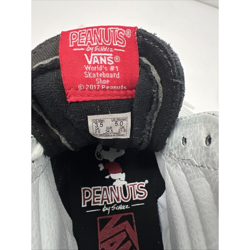 Vans x Snoopy Peanuts Size 3.5 Kid's/5 Women's Shoes Sk8-Hi Peanuts Joe cool - Picture 7 of 10